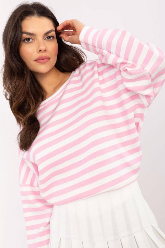 Bluzka Model MI-BZ-2716561.22 White/Pink - Italy Moda
