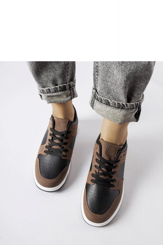 Brązowo-czarne sneakersy Jacqueline - Solea