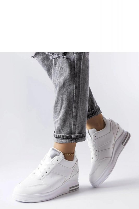 Białe sneakersy na koturnie CinqMars - Solea