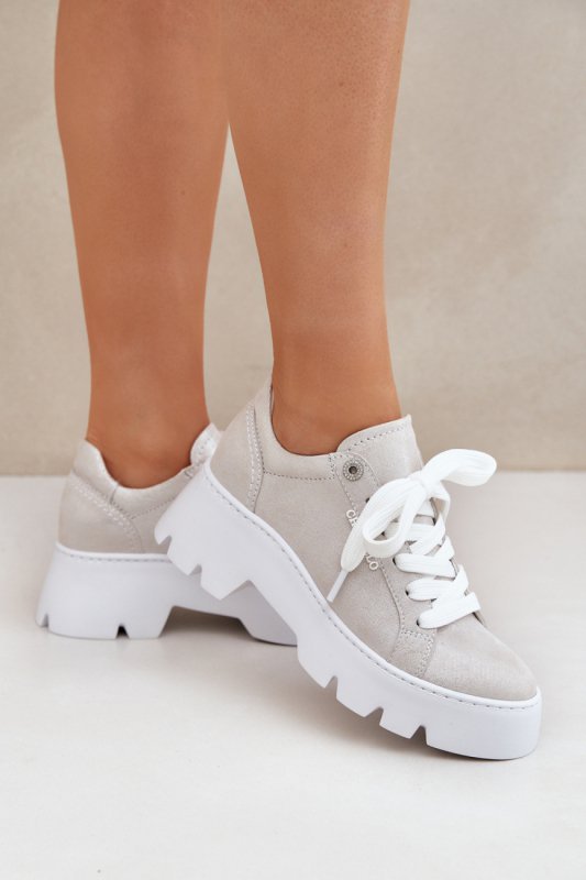 Buty Sportowe Model CheBello 4632 Silver - Step in style