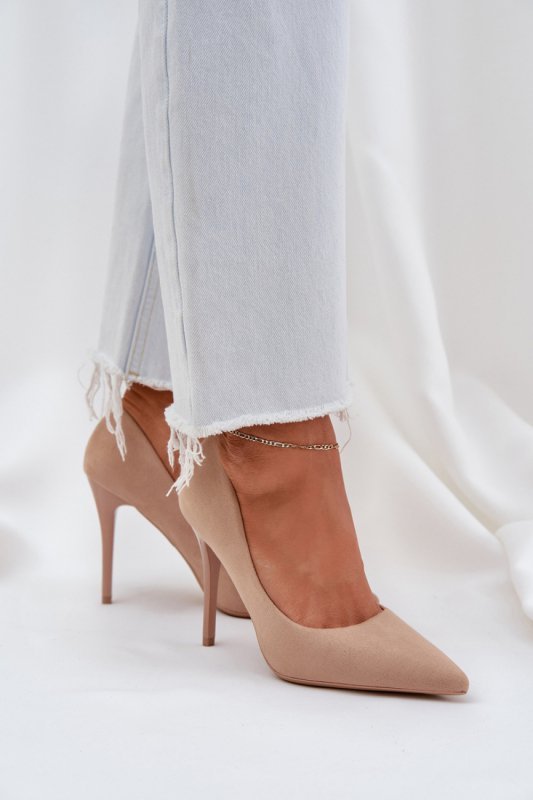 Szpilki Model Navinda LE113P Beige - Step in style