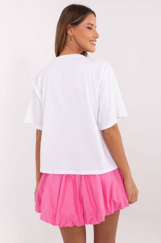 T-shirt Damski Model MI-TS-M745.33 White - Italy Moda