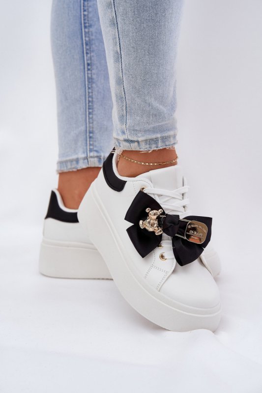 Buty Sportowe Model Leathria LT33-33 White/Black - Step in style