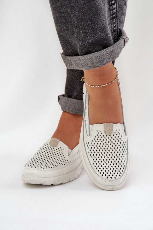 Mokasyny Model Tanelora 24PB18-6870 White - Step in style