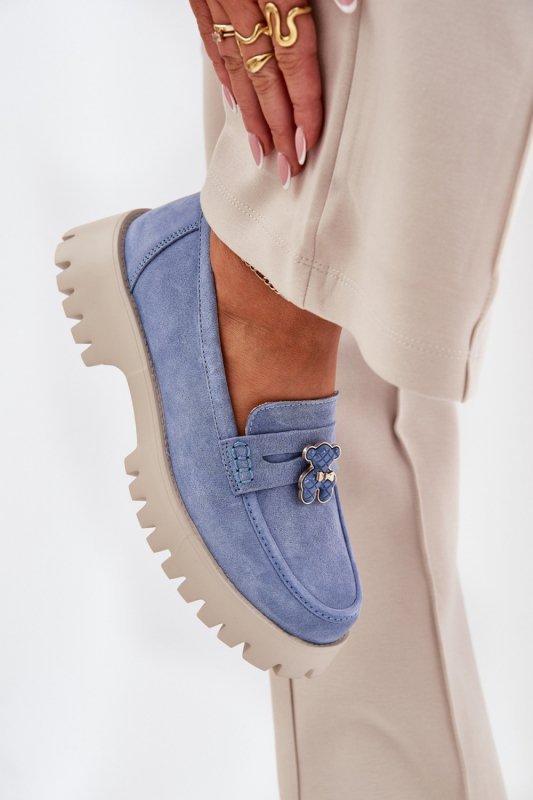 Mokasyny Model Vinceza 79533 Blue - Step in style