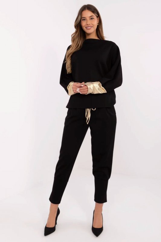 Spodnie Komplet Model DHJ-KMPL-9311.97 Black - Italy Moda