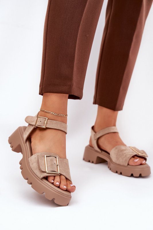 Sandały Model Gofielle 8068 Beige - Step in style