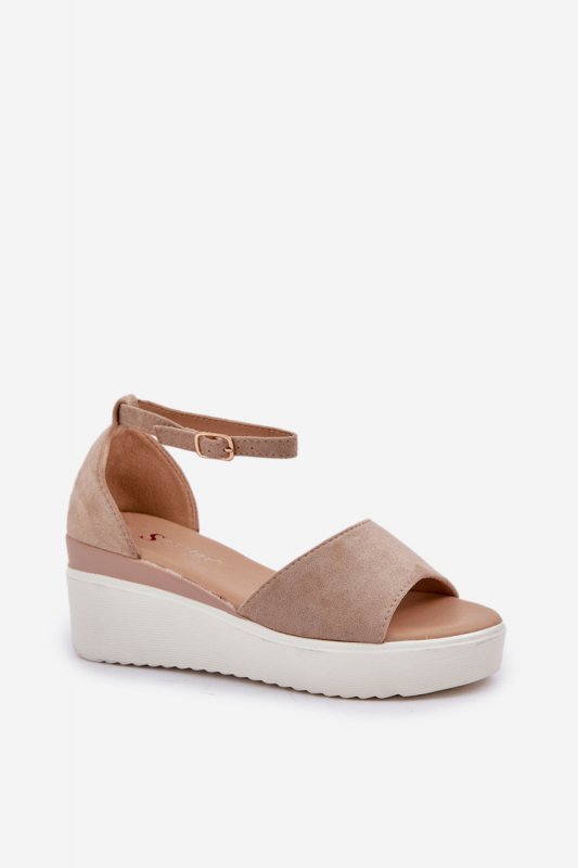 Sandały Model Gillifia JH519P Dark Beige - Step in style