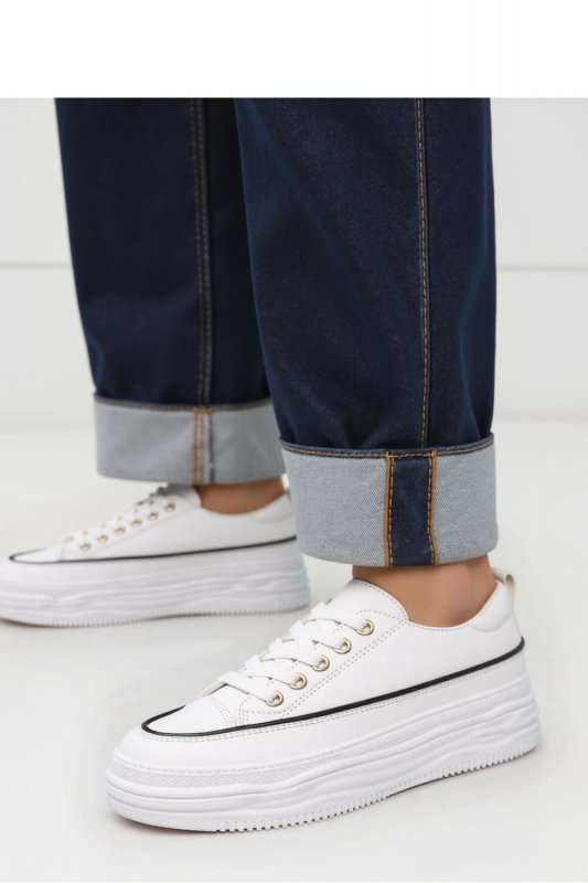 Damskie Sneakersy PLATFORMIA ? White - Inello