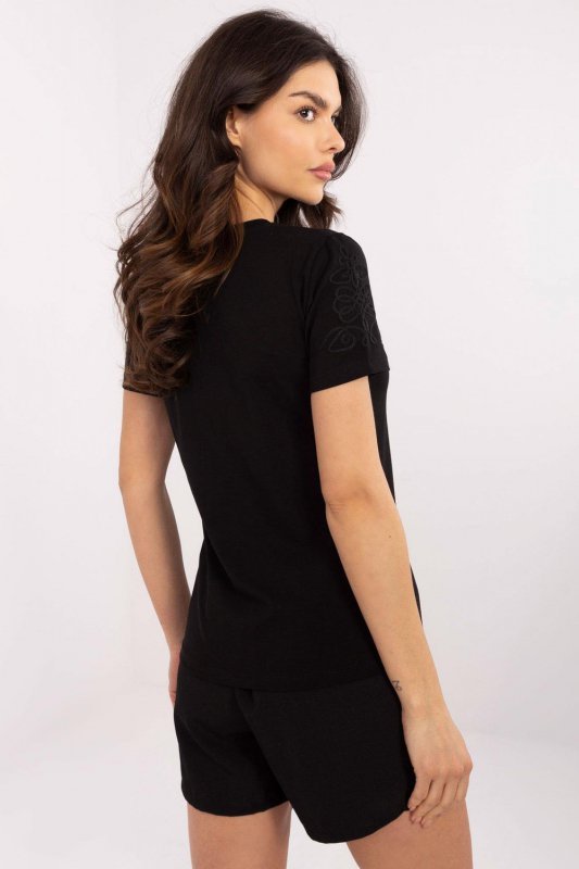 T-shirt  Damski Model RV-TS-A518.39 Black - Relevance