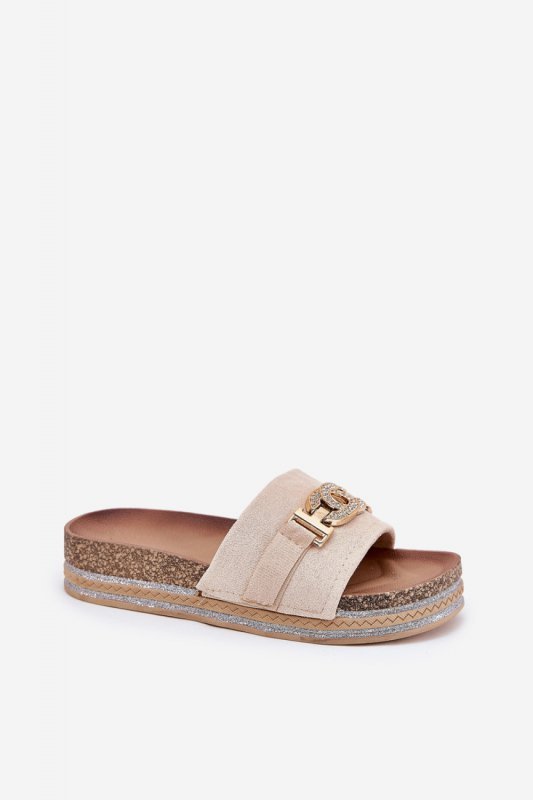 Sandał Klapki Model Eanes M530 Beige - Step in style