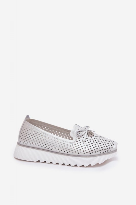 Półbuty Model DA LR51-631 Silver - Step in style