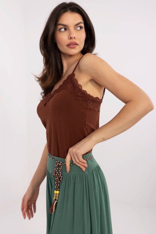 Koszulka Top Model D15200M02399A Dark Brown - Sublevel