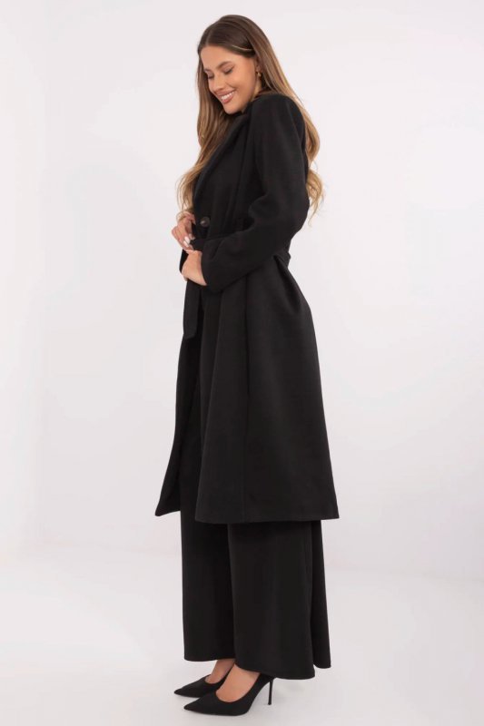Płaszcz Damski Model MO-PL-1804.00 Black - Italy Moda