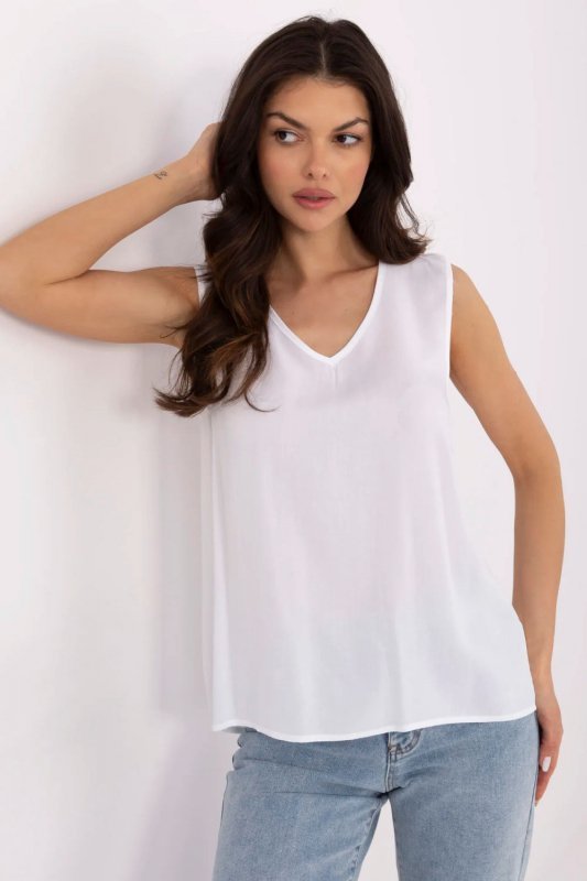 Bluzka Model D73761M11218A White - Sublevel