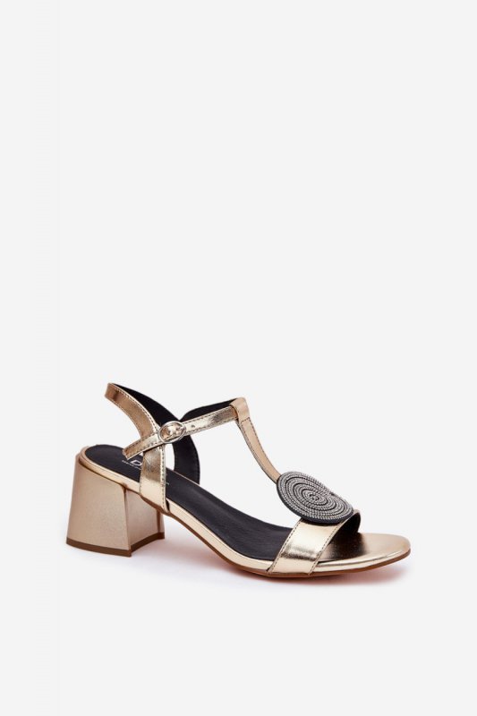 Sandały Model DA JC51-842 Gold - Step in style