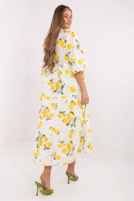 Sukienka Model MI-SK-260.73P Ecru - Italy Moda