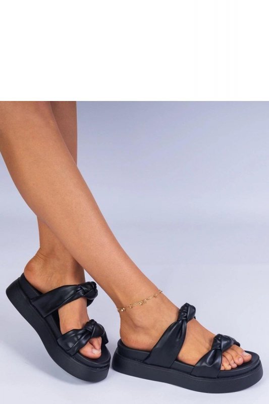Sandał Klapki Model Katelin W21-8552 Black - PRIMO