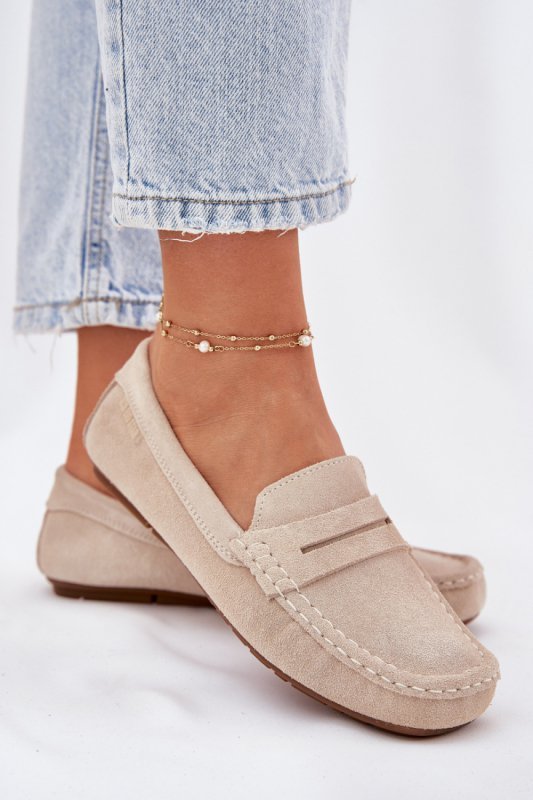 Mokasyny Model Big Star RR274947 Beige - Step in style