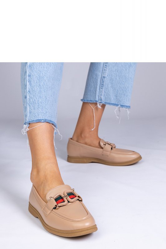 Mokasyny Model Kalenda GO-8C Beige - PRIMO