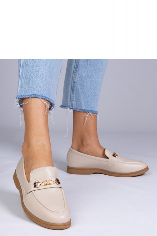 Mokasyny Model Feola GO-3C Beige - PRIMO