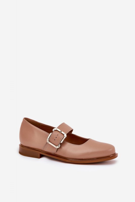 Półbuty Model Laura Messi 2980 Dark Beige - Step in style