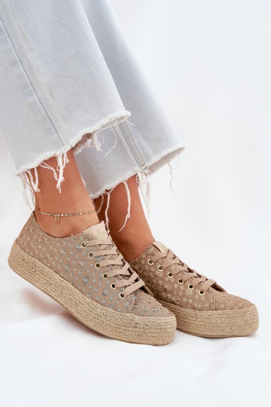 Trampki Model Lee Cooper LCW-25-08-3646L Khaki - Step in style