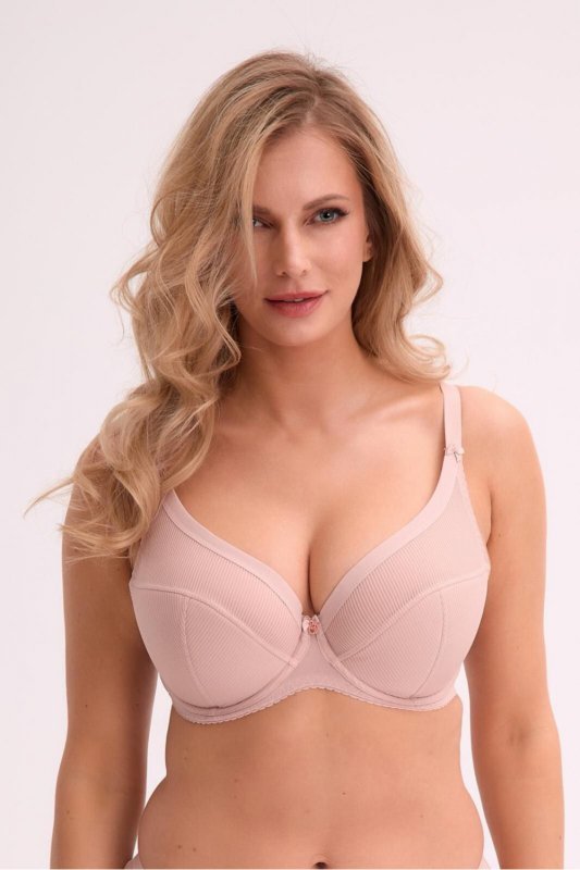 Biustonosz Soft Biustonosz Semi-Soft Model Sonia 1058 Pink - Gaia