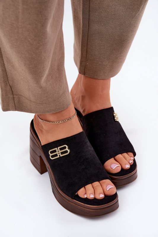 Sandał Klapki Model Vinceza 17400 Black - Step in style