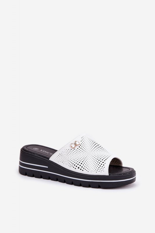 Sandał Klapki Model Vinceza 41477 White - Step in style