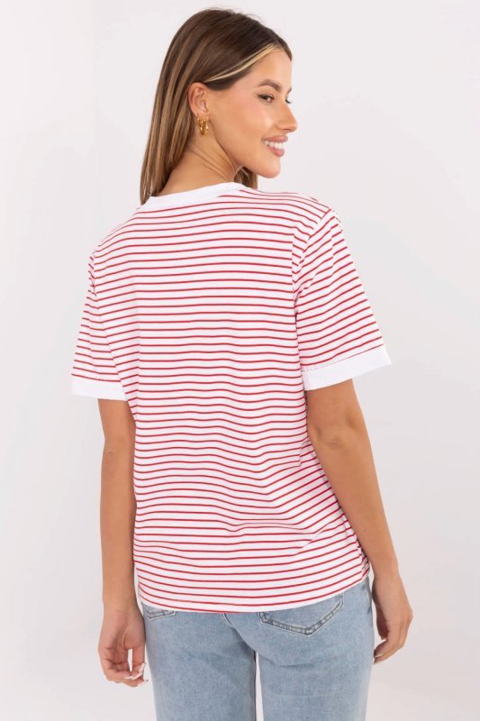 Bluzka Modeel MI-BZ-M6312-3.77 Red - Italy Moda