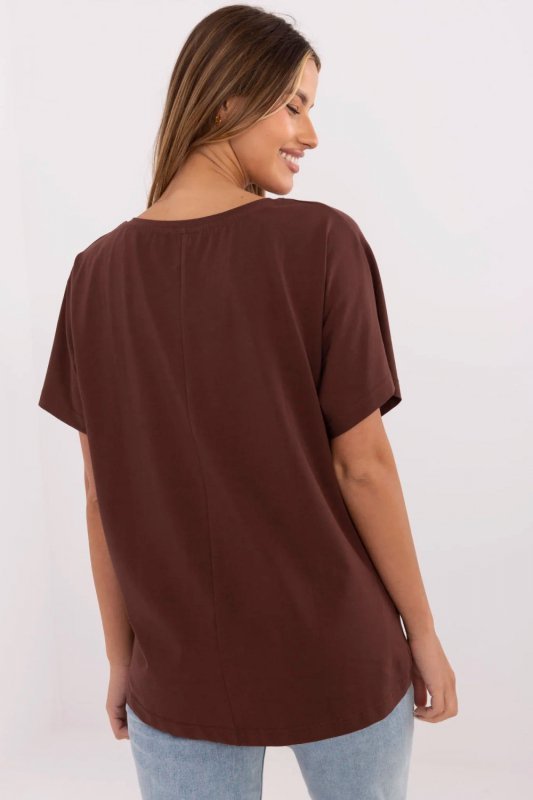Tshirt Damski Model CLM-TS-0023.94 Brown - Factory Price