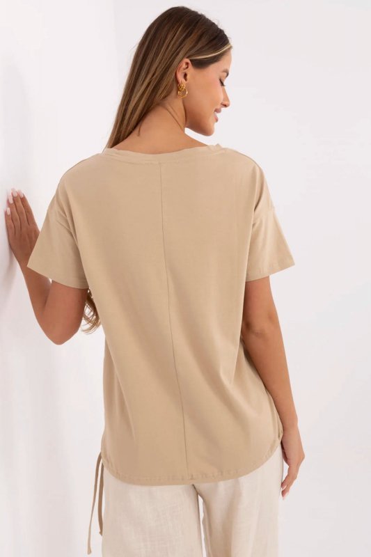 Tshirt Damski Model CLM-TS-1019.79 Camel - Factory Price