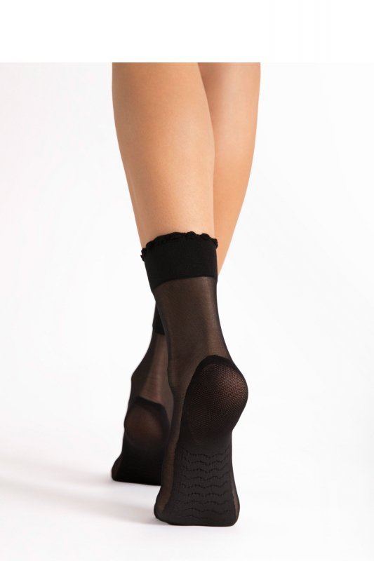 Skarpetki Model Pico Massage 20 Den Black - Fiore