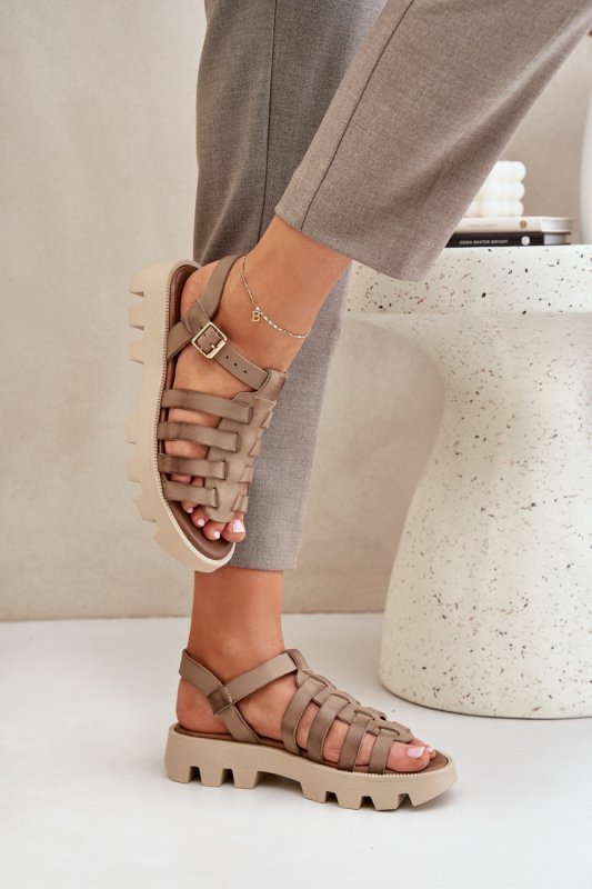 Sandały Model Zazoo 3695 Beige - Step in style