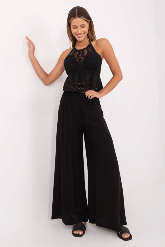 Spodnie Damskie Model MI-SP-A2543.27 Black - Italy Moda
