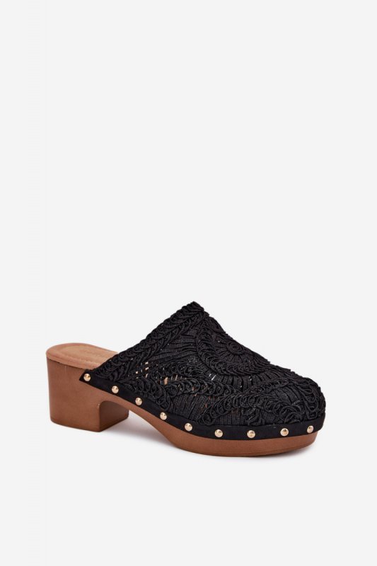 Sandał Klapki Model Senevia C-389 Black - Step in style