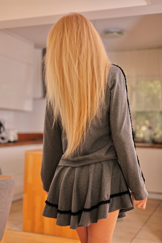 Spodnie Spódnicospodnie Model Krabi Grey - Mirale