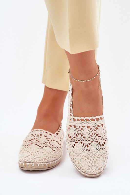 Espadryle Model Adelira WD251 Beige - Step in style