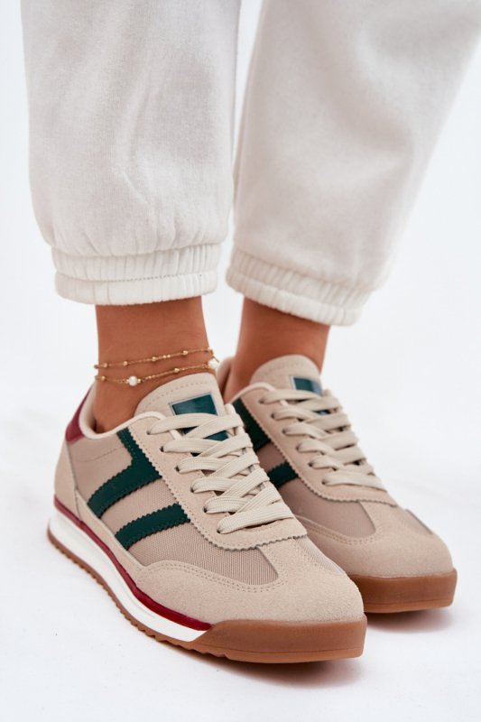 Buty Sportowe Model Rulaana C3083 Dark beige - Step in style