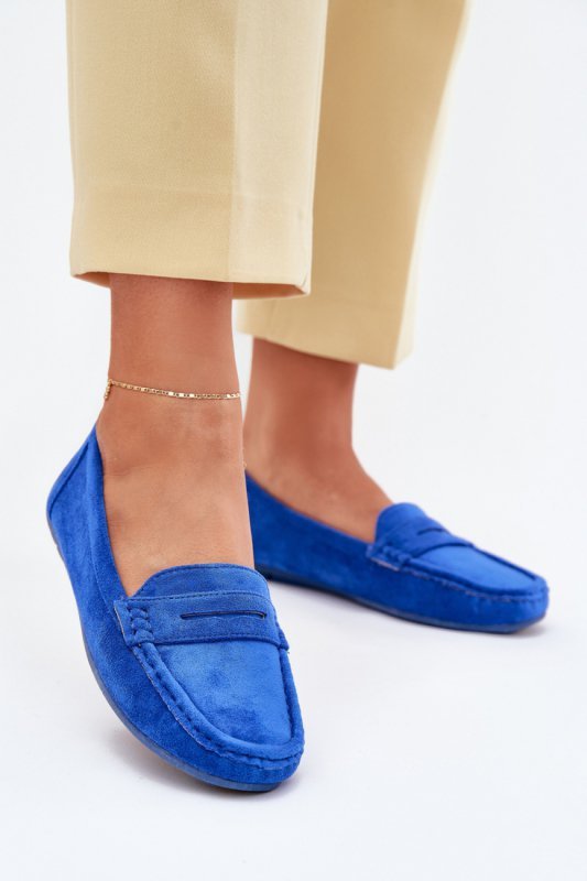 Mokasyny Model Lenvie FT245 Cobalt - Step in style