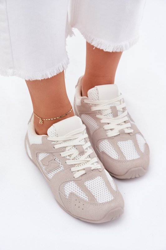 Buty Sportowe Model Dorella 897-4G White/Beige - Step in style