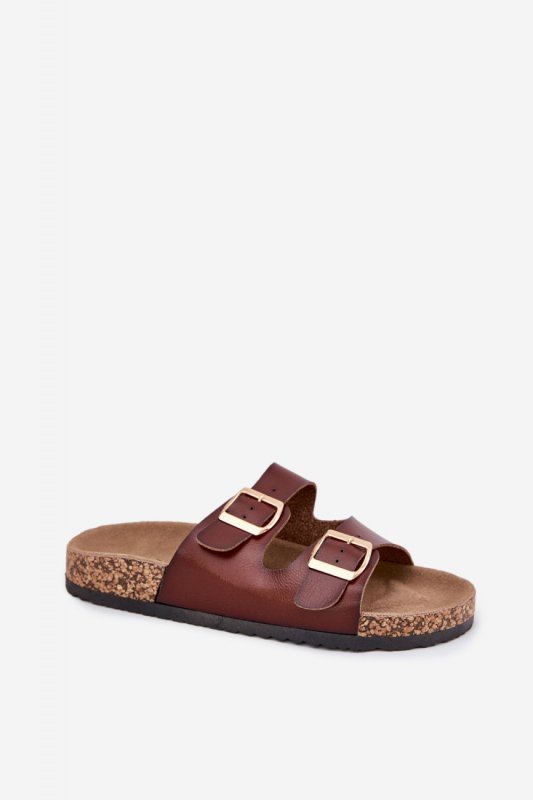 Sandał Klapki Model Iskira 25SD21-8323 Brown - Step in style
