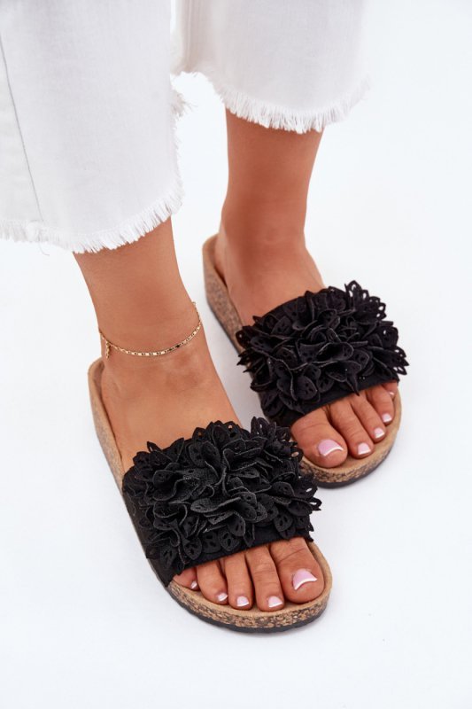 Sandał Klapki Model Elirna 25SD21-8320 Black - Step in style