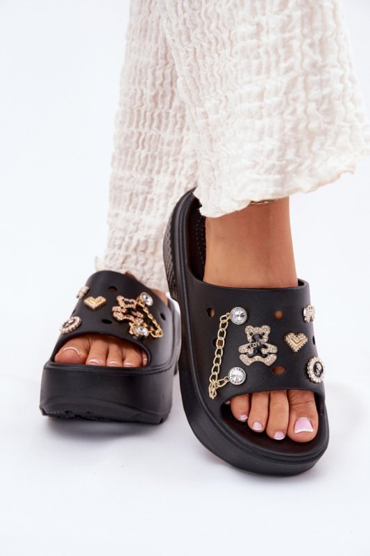 Sandał Klapki Model Ivoriel M567 Black - Step in style