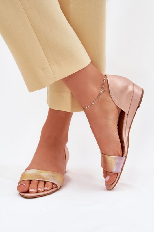 Sandały Model Maciejka 01971-72 Pink Gold - Step in style