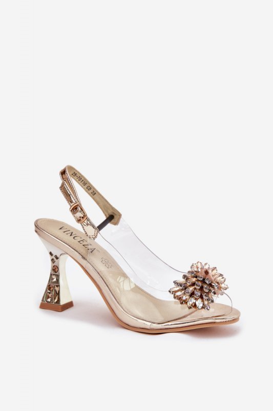 Sandały Model Vinceza 70116 Gold - Step in style
