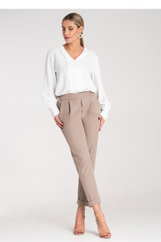 Spodnie Damskie Model M1161 Beige - Figl