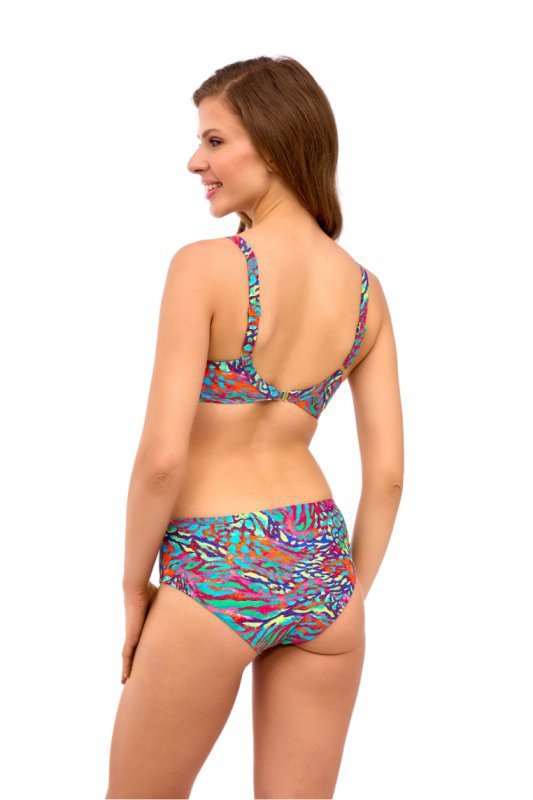 Kostium dwuczęściowy Figi 1 Kąpielowe Model Coral Big Multicolor - Lupo Line