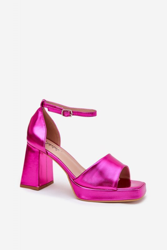 Sandały Model Marila KK54P Fuksja - Step in style